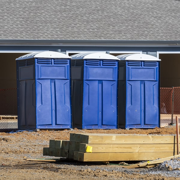 how often are the portable toilets cleaned and serviced during a rental period in Wahkiacus
